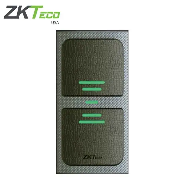 ZKTeco - KR503E - Outdoor / Indoor Weigand ID Reader - 26 Bit - 125 KHz Prox Card Reader - Single Gang