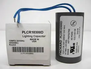 PLCR10300D HID Lighting Capacitor 10 mfd uf 300 Volts
