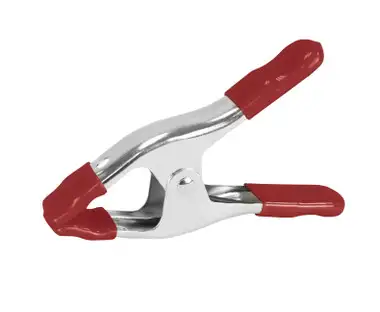 Palmgren 64012 Spring Clamp With Rubber Tips | 2" Max Open Capacity | 2" Max. Jaw Opening | 1-1/8" Jaw Width