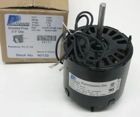 40133 3.3" Motor 1/20 HP 1500 RPM 115 Volts CCW Rotation Replaces Fasco D133