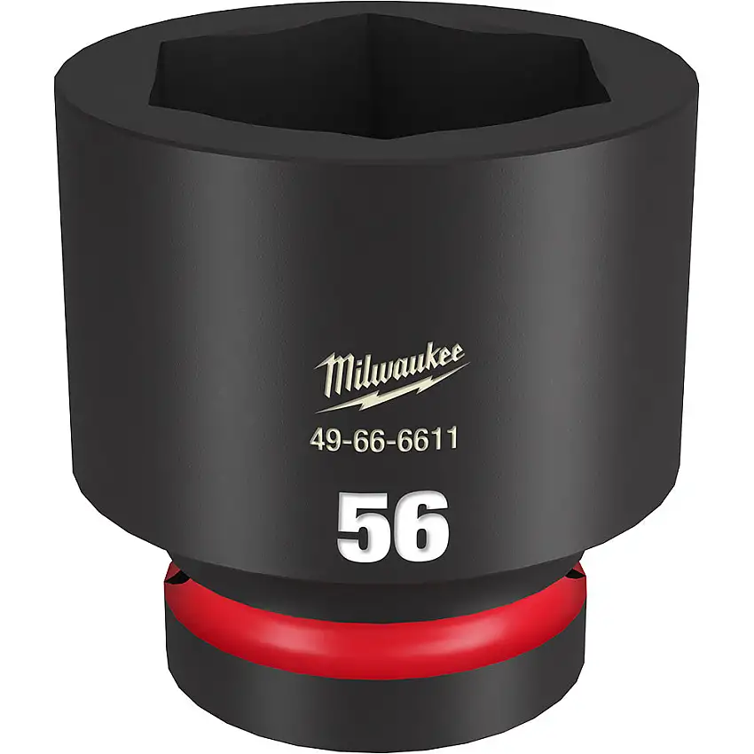 Milwaukee 49-66-6611 Shockwave Impact Duty 1" Drive 56MM Standard 6 Po
