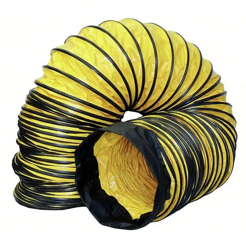 Americ 8 in. x 15 ft. Standard Flexible Ducting with Cinch Straps - AM-DS0815