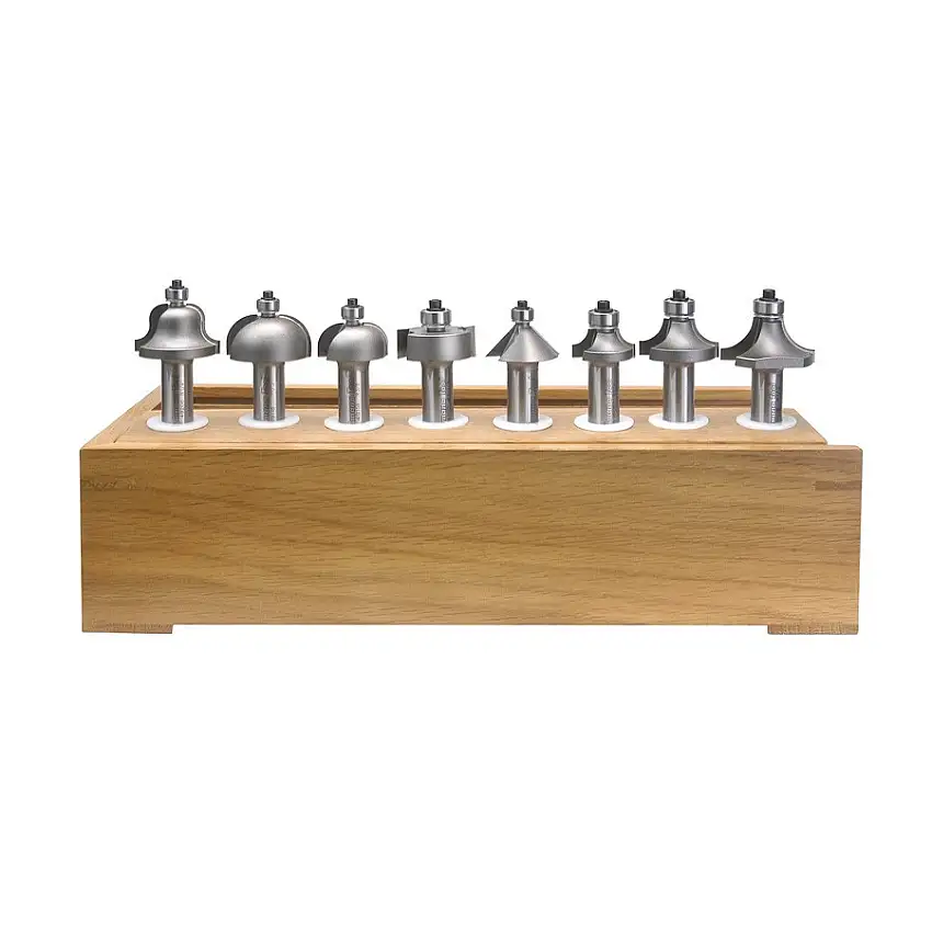 Amana 8-Piece Carbide Tipped 1/2 Inch Shank Profile Set (AMS-208)