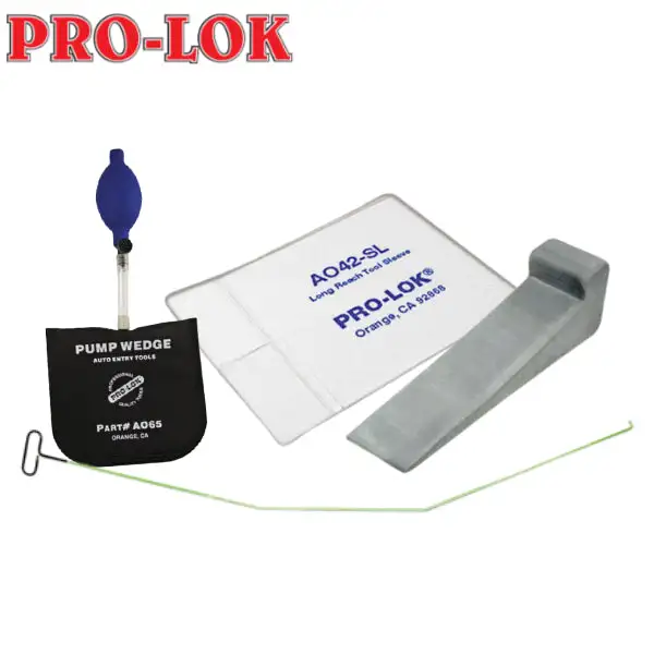 Pro-Lok - 4 Piece Extra Length Long Arm Car Opening Tool Kit