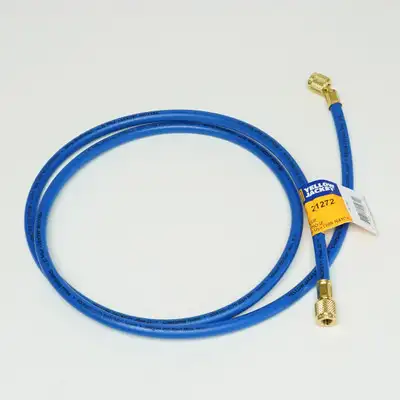Yellow Jacket 21272 PLUS II 1/4" HVAC Blue Charging Hose 72"