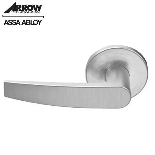Arrow - VL4-26D - BM Series Lever Trim - V Lever - L Rose - Satin Chrome - Trim Only - Grade 1
