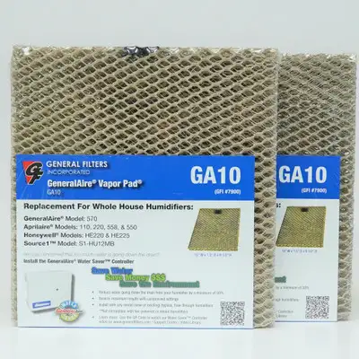 10-2 <2PAK> #10 for Aprilaire Humidifier 500 550 Water Panel Pad Filter