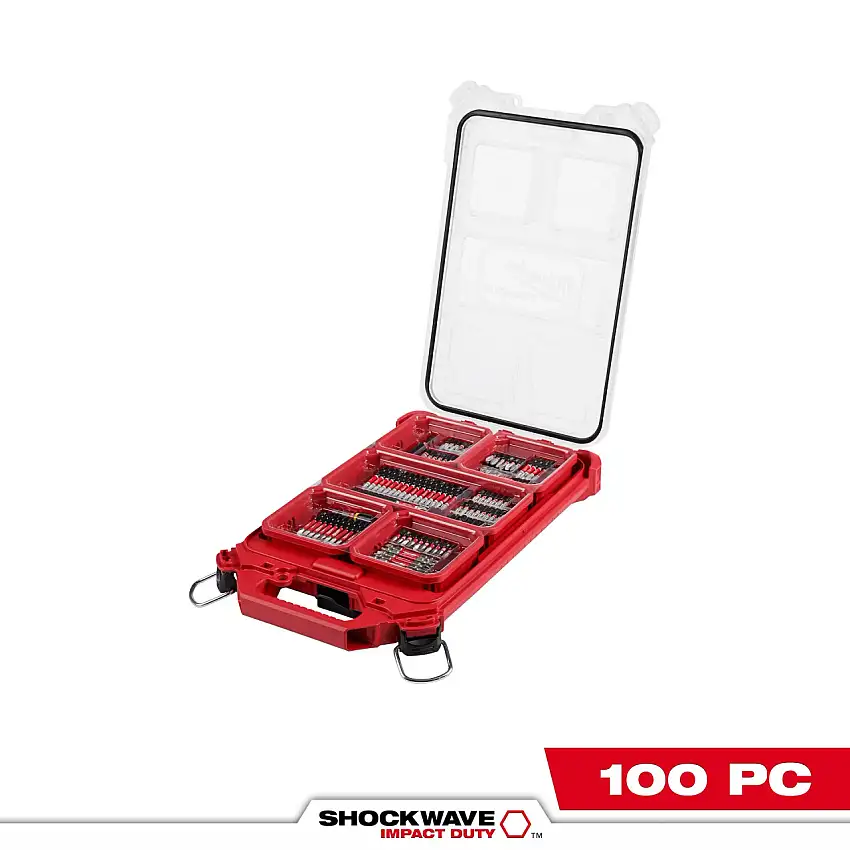 Milwaukee 100 PC Shockwave™ Packout™ Kit (48-32-4082)