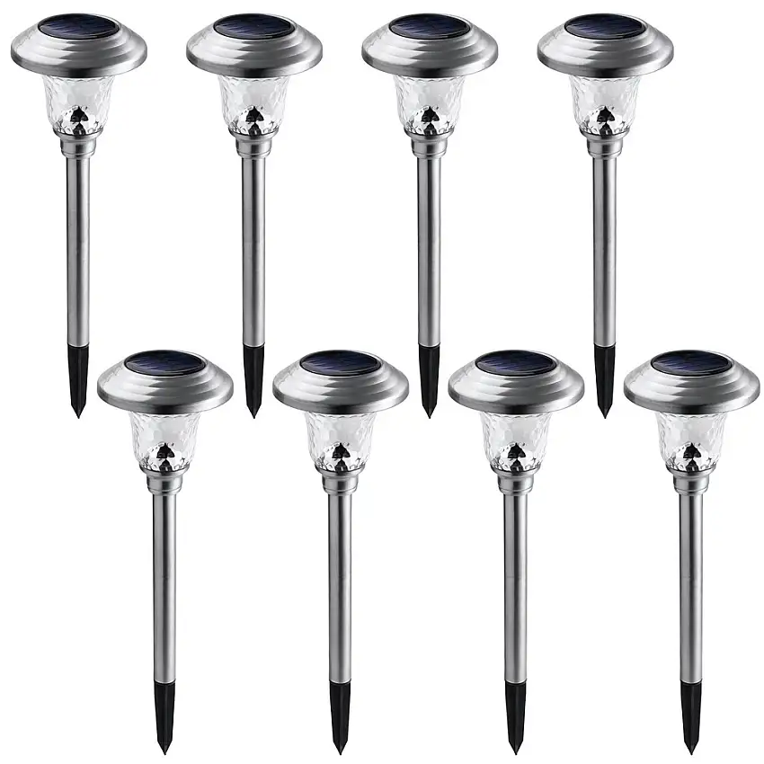 Black & Decker (8/Pack) Outdoor Solar-Powered Path Light - BDSLPT8P