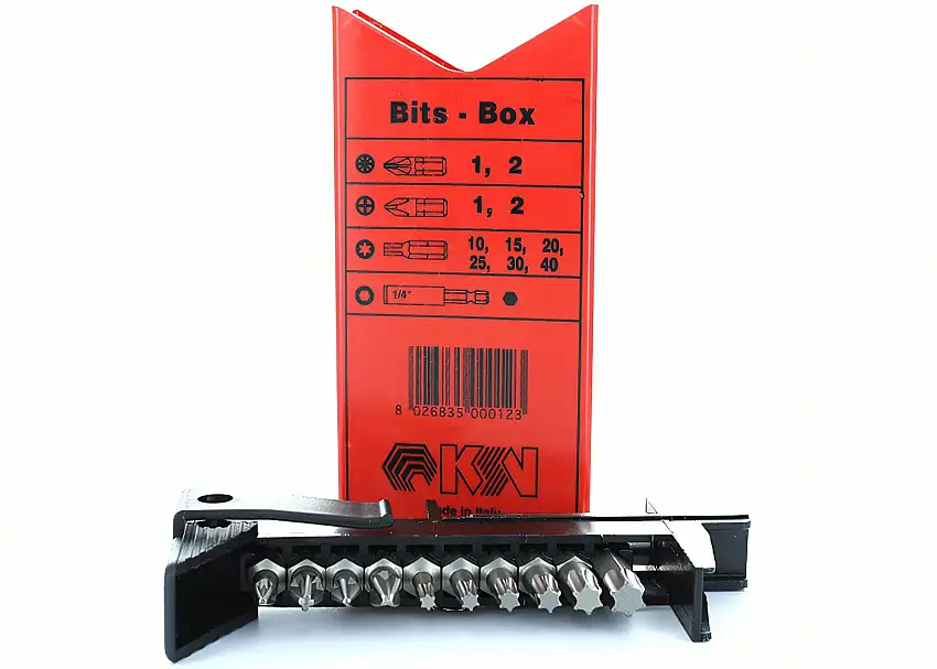 Screwdriver bit cassette TORX