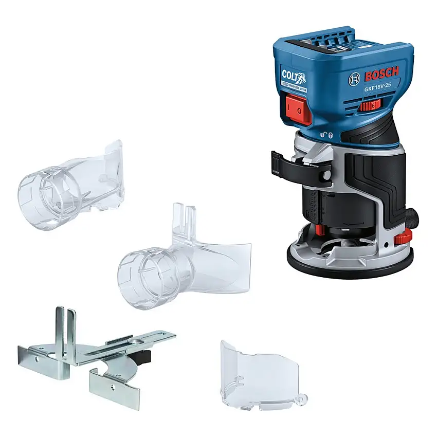 Bosch 18V Brushless Lithium-Ion Cordless Colt Palm Router (Tool Only) - GKF18V-25N