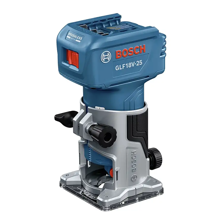 Bosch 18V Brushless Variable Speed Lithium-Ion Cordless Laminate Trim Router (Tool Only) - GLF18V-25N