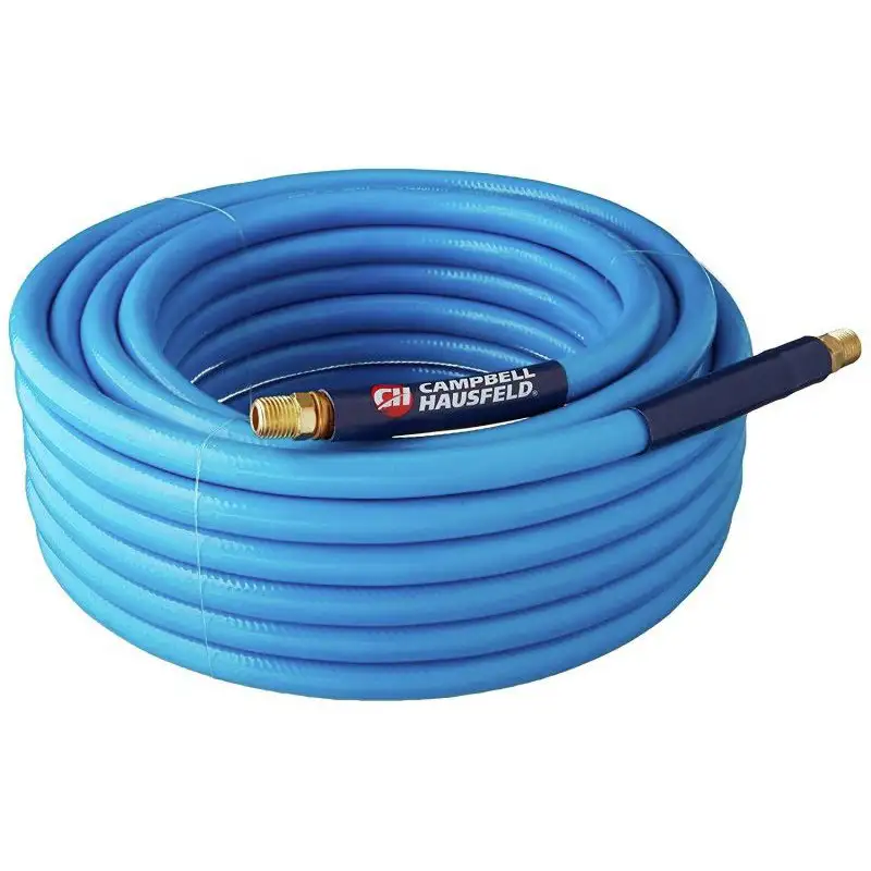 Campbell Hausfeld 3/8 in. x 50 ft. Blue PVC Air Hose with Bend Restrictors - PA121600AV