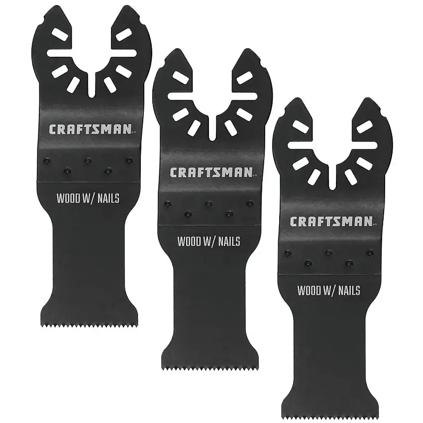 Craftsman (3/Pack) 1-1/8 in. Bi-Metal Wood and Metal Oscillating Blades - CMAO102-3
