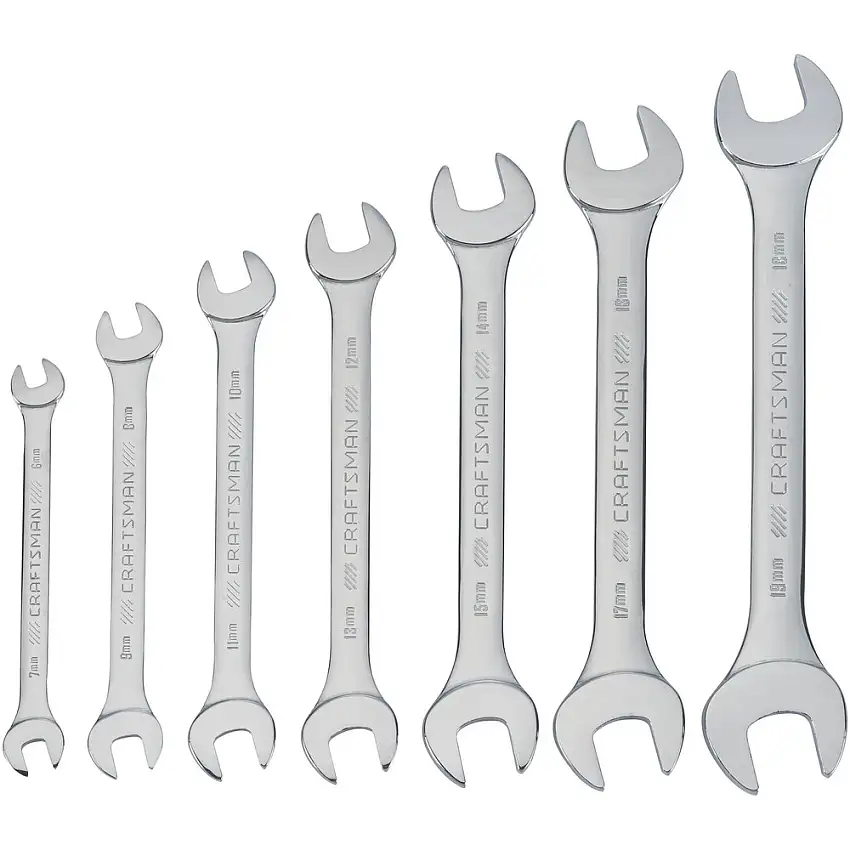 Craftsman Metric Standard Open End Wrench Set (7-Piece) - CMMT44188