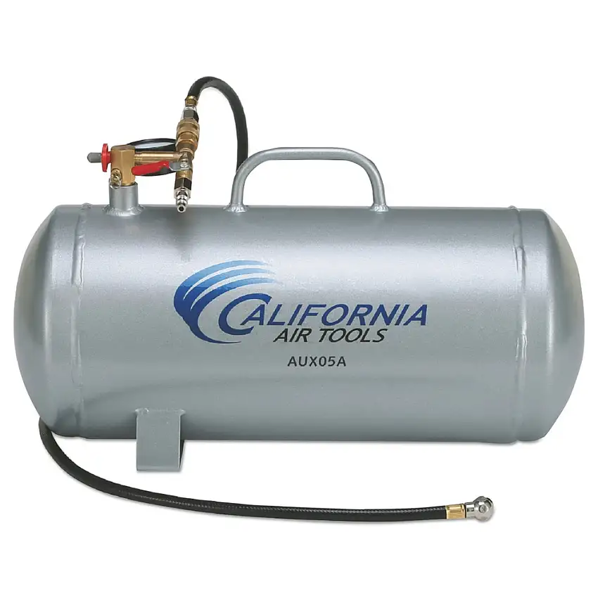 California Air Tools 5 Gallon Aluminum Lightweight Auxiliary Air Tank - CAT-AUX05A
