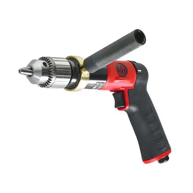 Chicago Pneumatic CP9789C 1/2" Pneumatic Air Drill | Keyed Metal | 0.47 HP | 840 RPM | 10.3 (ft-lb) Stall Torque