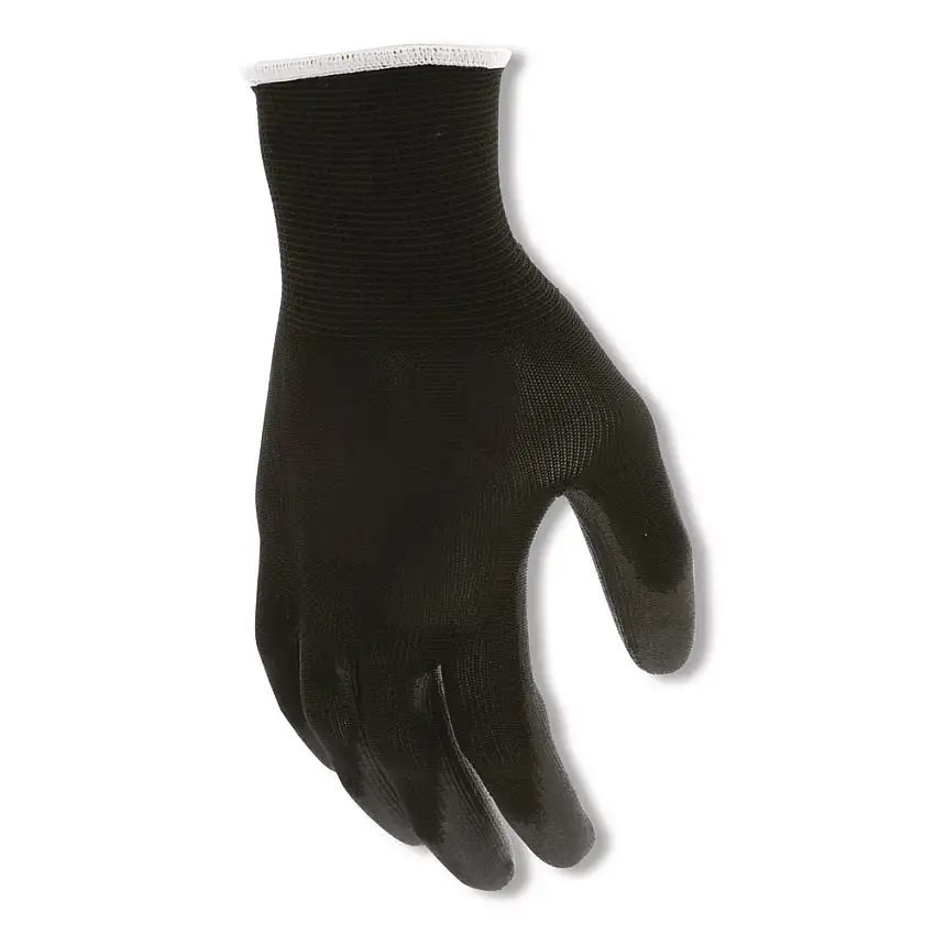 MCR Safety Work Gloves Black X-Large Dozen - B96699XL