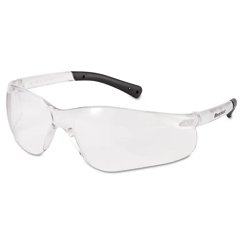 MCR Safety BearKat Safety Glasses - Frame Clear Lens (12/Box) - BK110AF