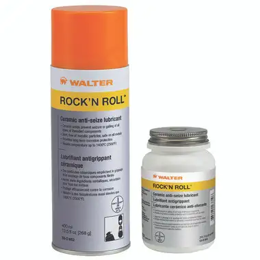Walter Surface Technologies 53D854 Rock'N Roll Ceramic Anti-Seize Lubricant | Paste/Brush | 9 Ounce Capacity Volume | Sold By Box of 12