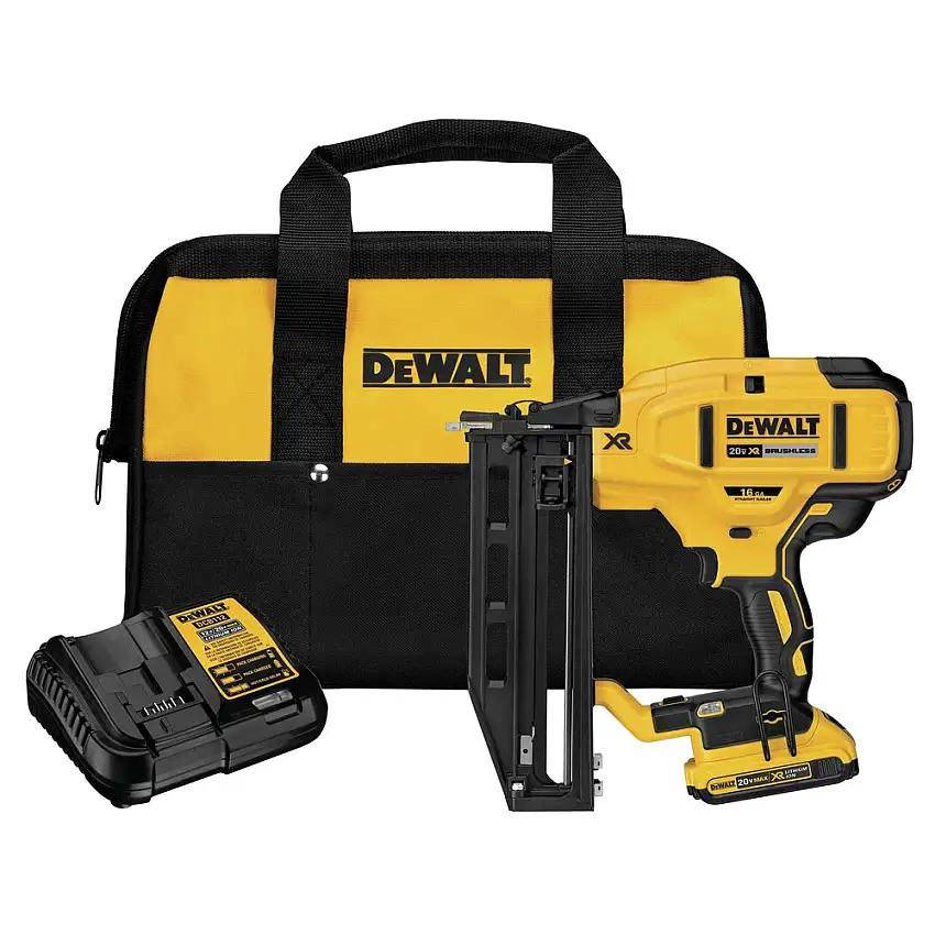 Dewalt DCN662D1 20V MAX XR 16 Ga. Cordless Straight Finish Nailer Kit