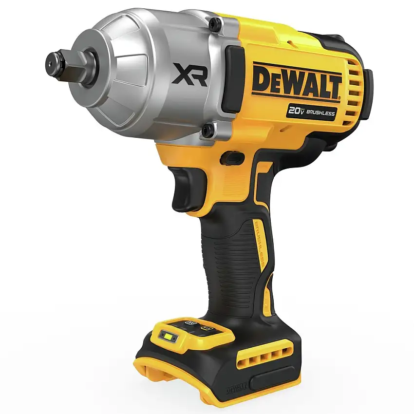 Factory Reconditioned Dewalt 20V MAX XR Brushless High Torque Lithium-Ion 1/2 in. Cordless Impact Wrench with Hog Ring Anvil (Tool Only)