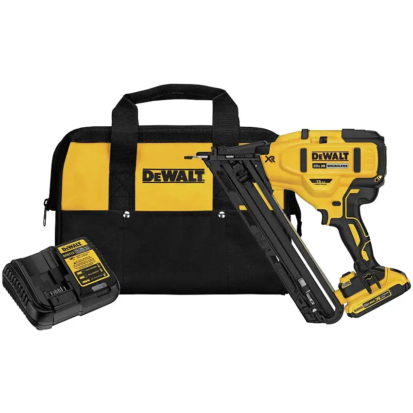 Factory Reconditioned Dewalt 20V MAX XR 15 Gauge Cordless Angled Finish Nailer