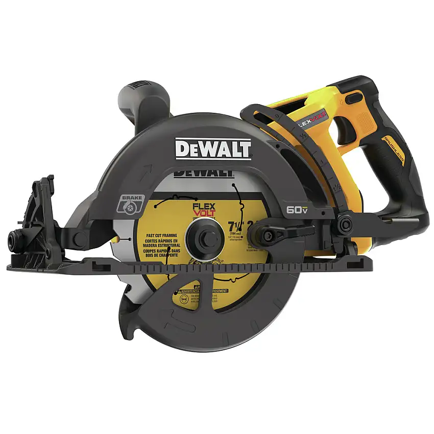 Factory Reconditioned Dewalt FLEXVOLT 60V MAX Lithium-Ion Direct Drive 7-1/4 in. Cordless Worm Drive Style Saw (Tool Only)