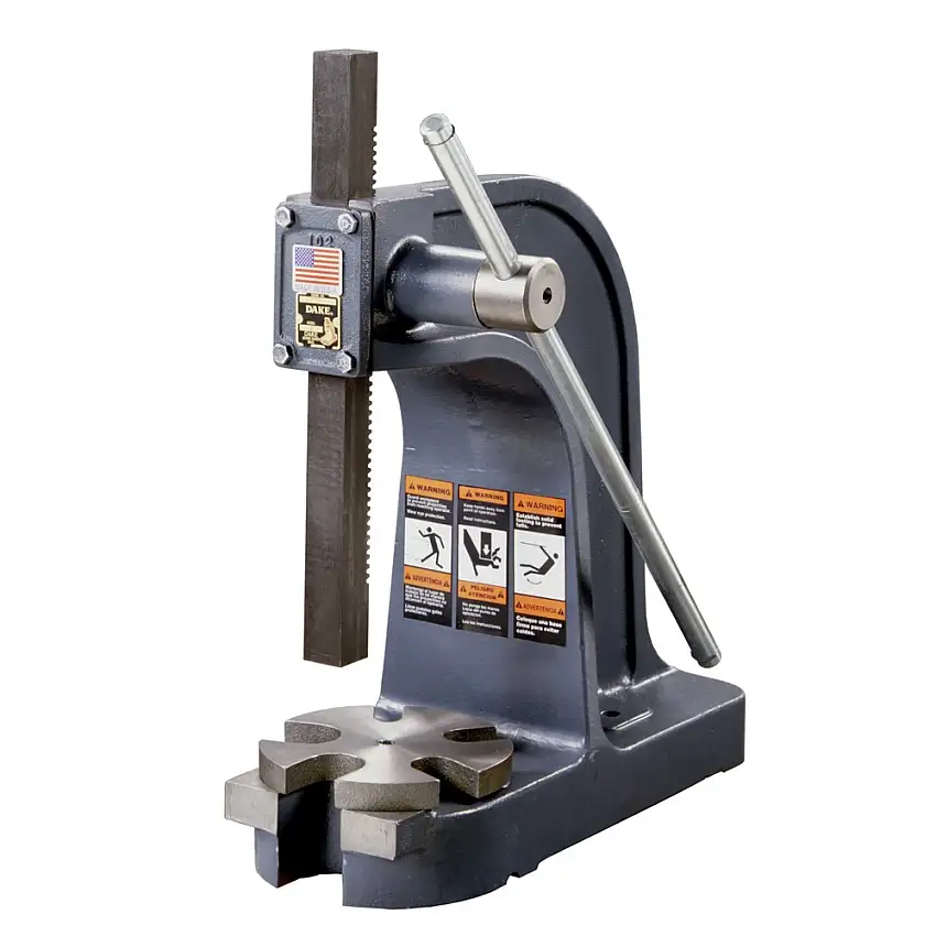 Dake Model 00 1-Ton Single Lever Arbor Press - D-901004