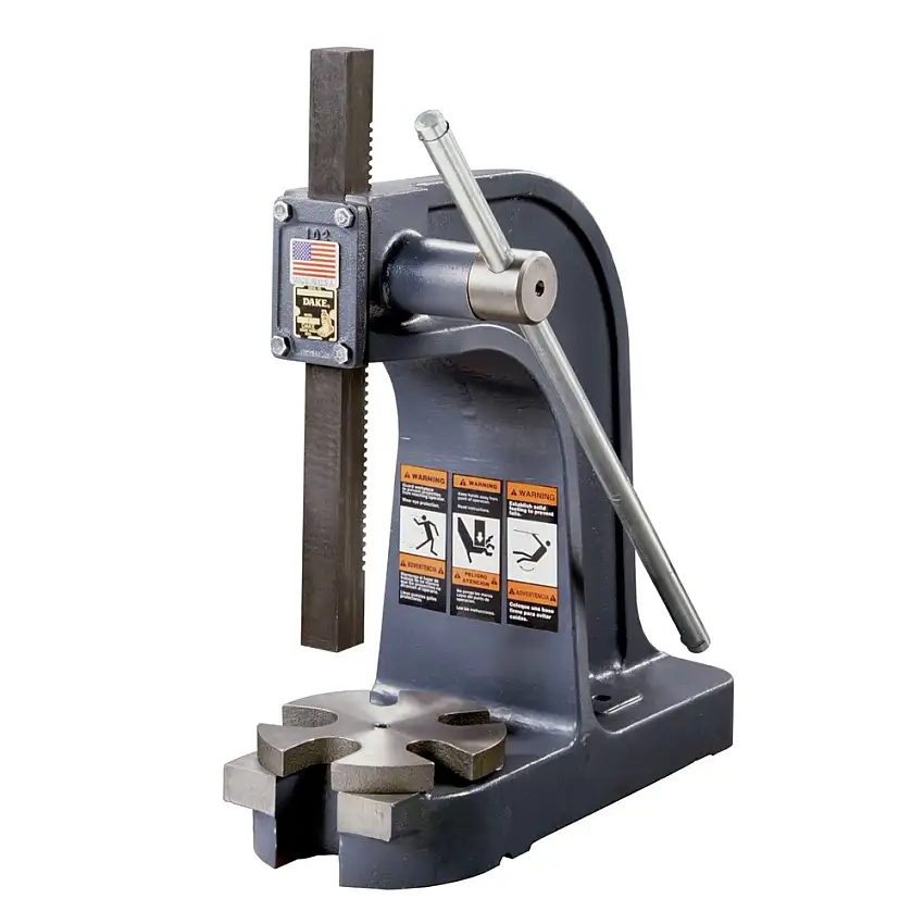 Dake Model 1 3-Ton Single Lever Arbor Press - D-901006