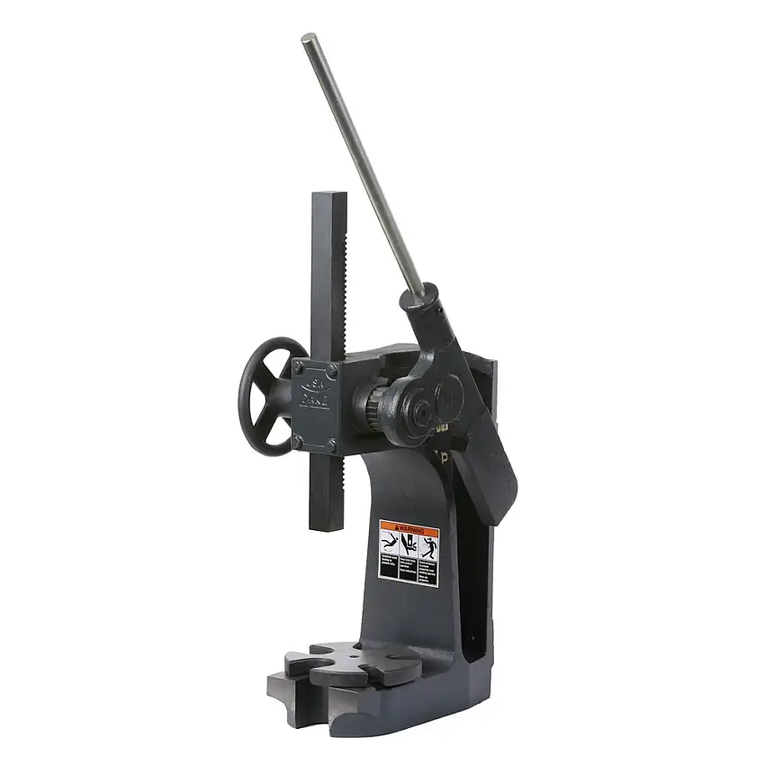 Dake Model 1-3/4 3-Ton Side Mounted Ratchet Lever Arbor Press - D-902007