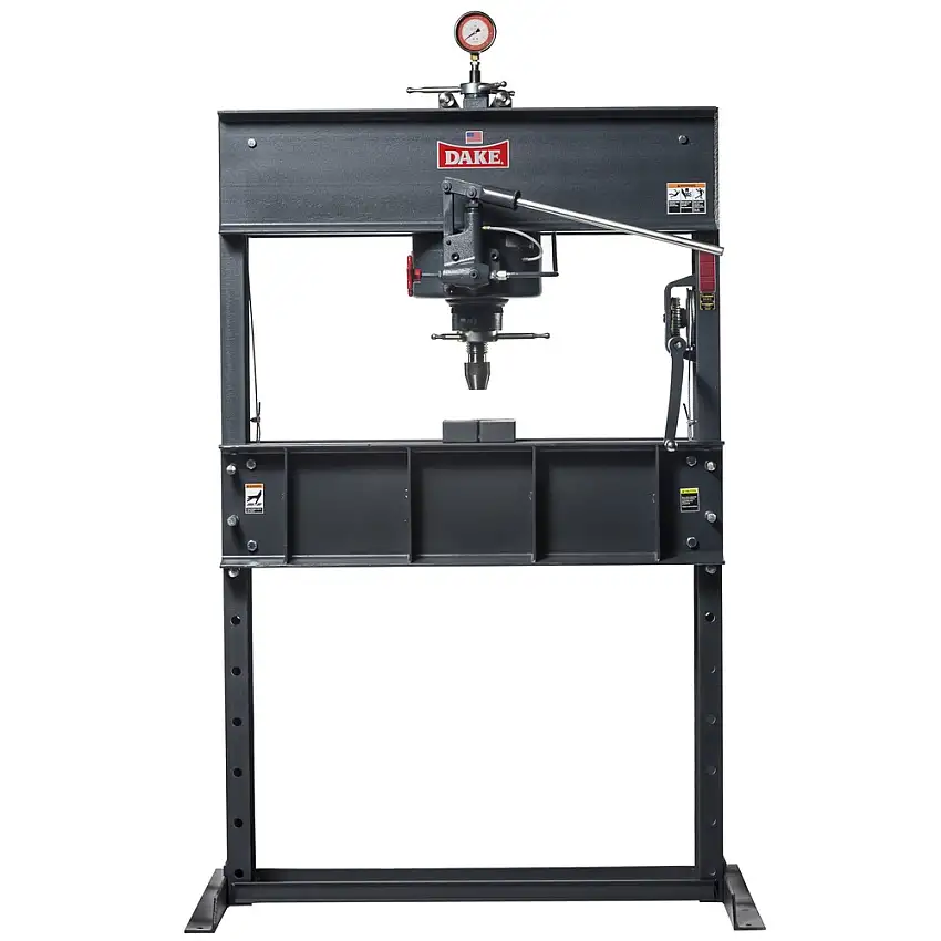 Dake Model 75H 75-Ton Hand Operated Hydraulic Press - D-907003