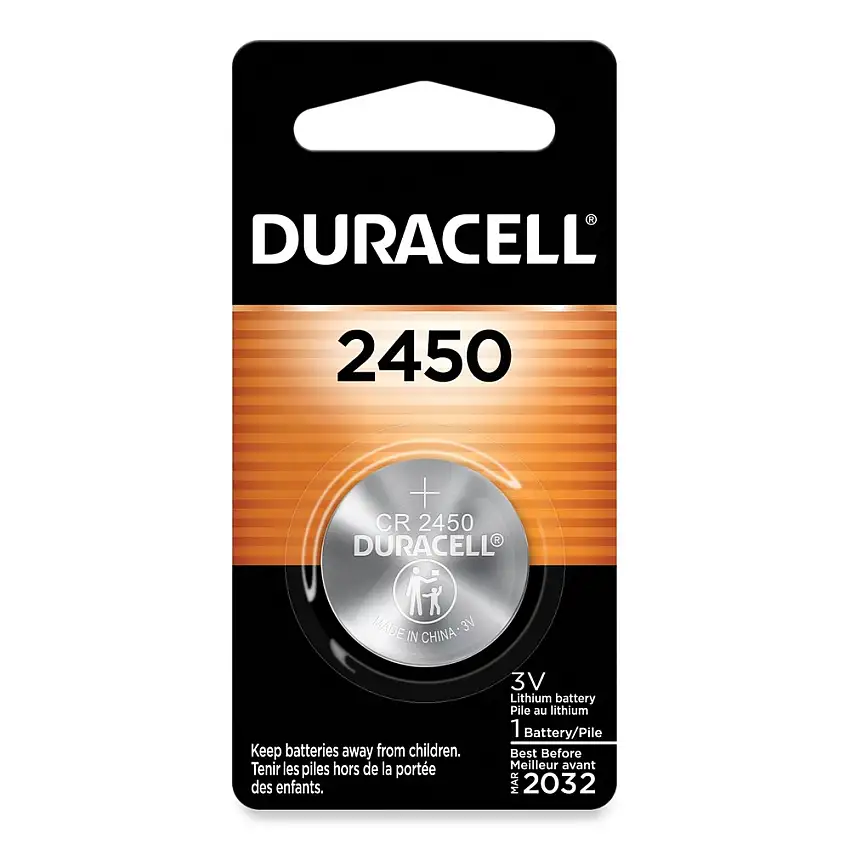 Duracell 2450 Lithium Coin Batteries (36/Carton) - DL2450BPK
