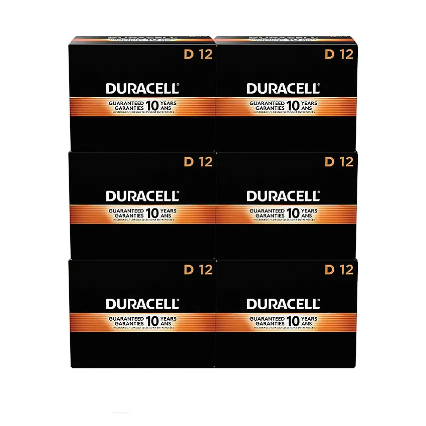 Duracell CopperTop Alkaline D Batteries (72/Carton) - MN1300CT