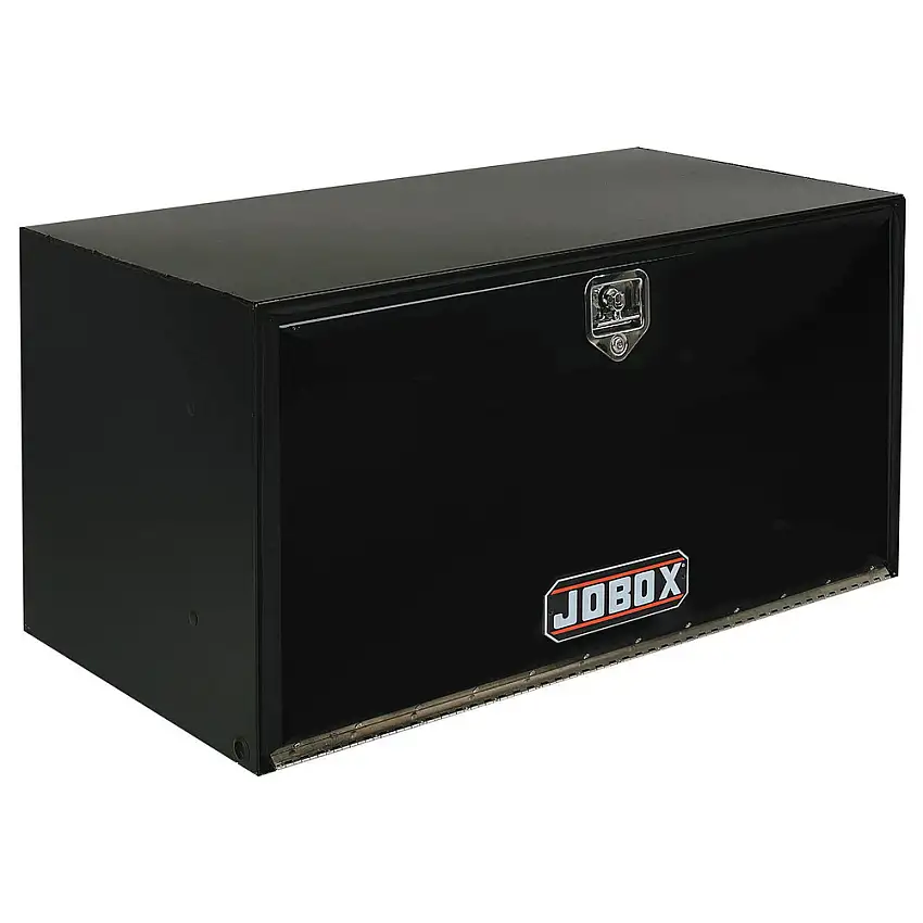 JOBOX 30 in. Long Heavy-Gauge Steel Underbed Truck Box - Black - 1-011002