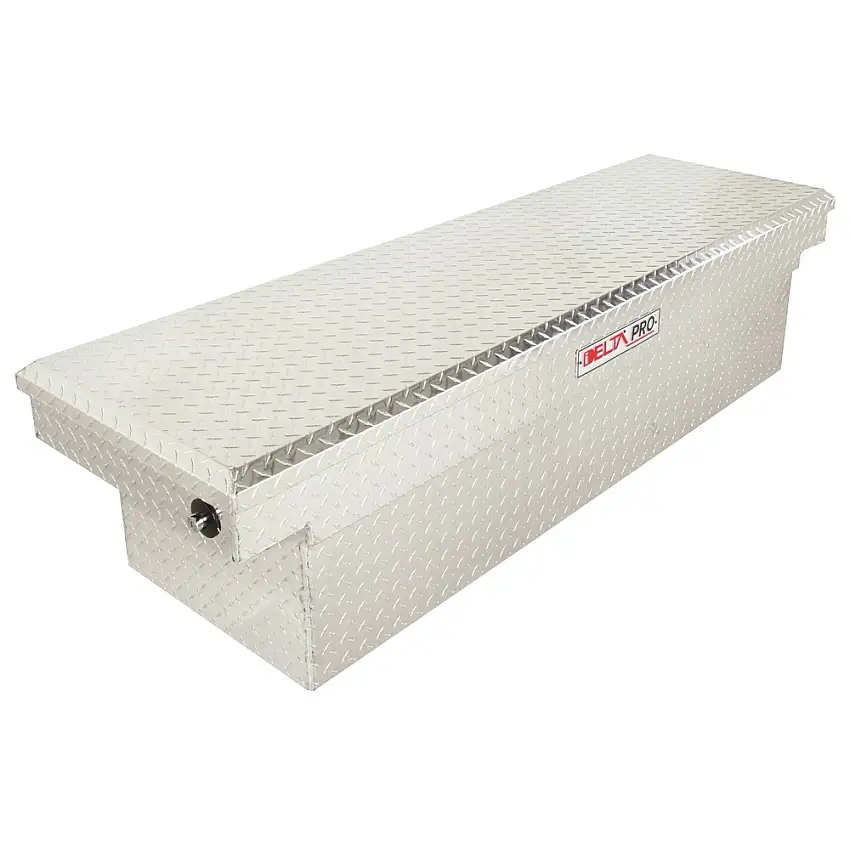 JOBOX Aluminum Single Lid Deep Full-size Crossover Truck Box - Bright - PAC1582000