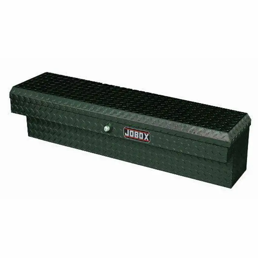 JOBOX 48-1/2 in. Long Aluminum Innerside Truck Box - Black - PAN1441002