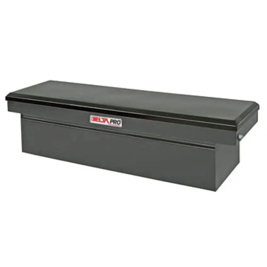Delta Steel Single Lid Deep and Extra-Wide Full-size Crossover Truck Box - Black - PSC1457002