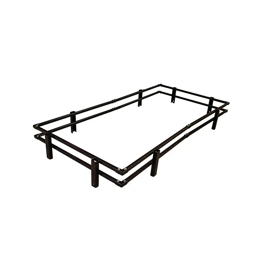 Detail K2 4 ft. x 8 ft. UV Black Powder Coated Open Rail Kit for MFT4X8 Folding Trailer - MFT4X8RK