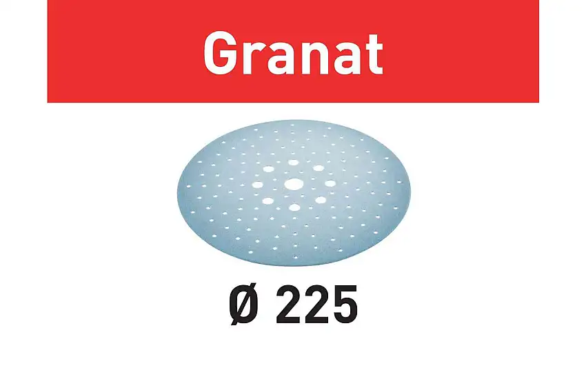 Festool Abrasive Sheet Granat STF D225/128 P240 GR/25 Pack (205663)