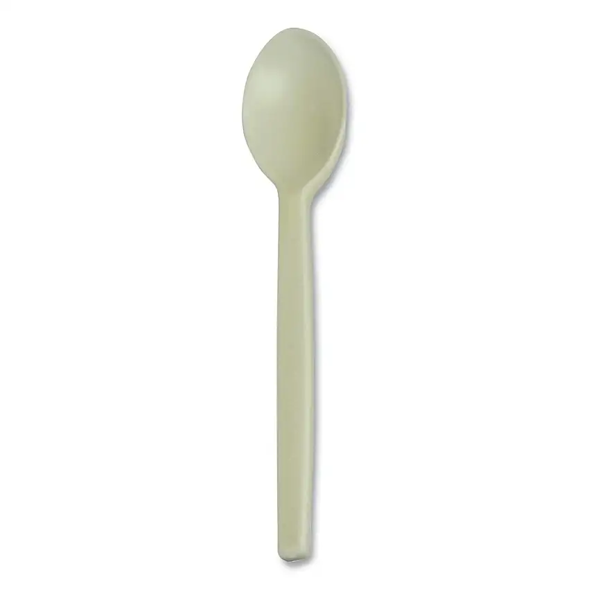 WNA 7 in. EcoSense Renewable Plant Starch Cutlery Spoon (50/Pack) - EPS003