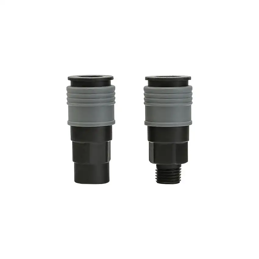Freeman (2-Piece) 1/4 in. x 1/4 in. Pneumatic Composite Coupler Set - P2P1414UC