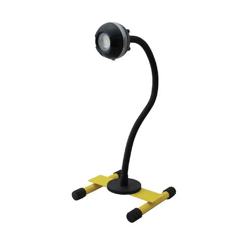 GloForce Eyelight Pro Lithium-Ion 17 in. Cordless Floodlight with Magnetic Gooseneck - GLFE10M8