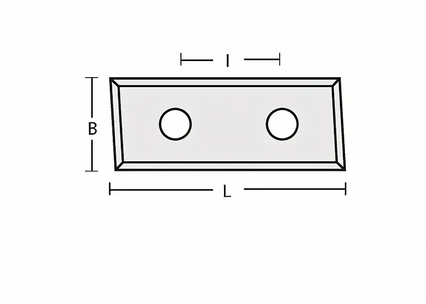 HM reversible blade 28.3 x 12 x 1.5 universal