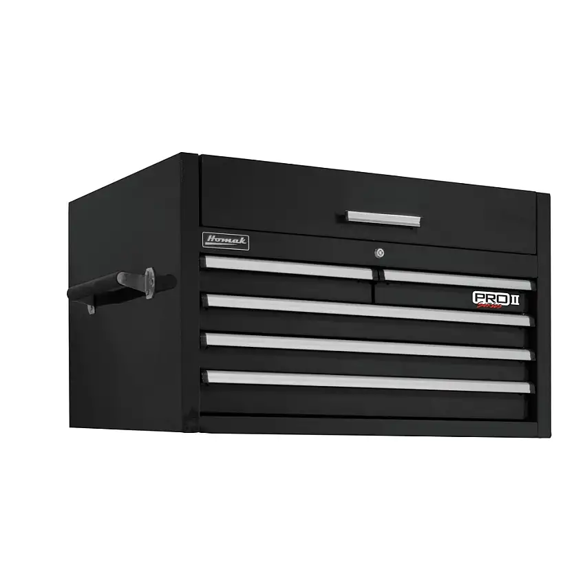 Homak Pro 2 36 in. 5-Drawer Top Chest - Black - BK02036052