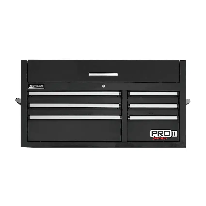 Homak 41 in. RS Pro Top Hutch - Black - BK02041010