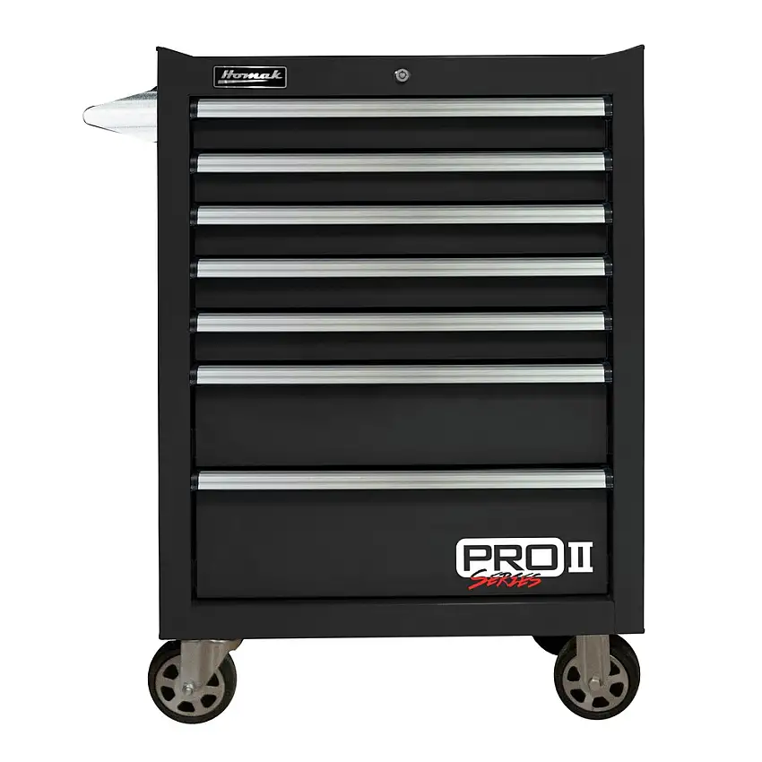 Homak Pro 2 27 in. 7-Drawer Roller Cabinet - Black - BK04027702