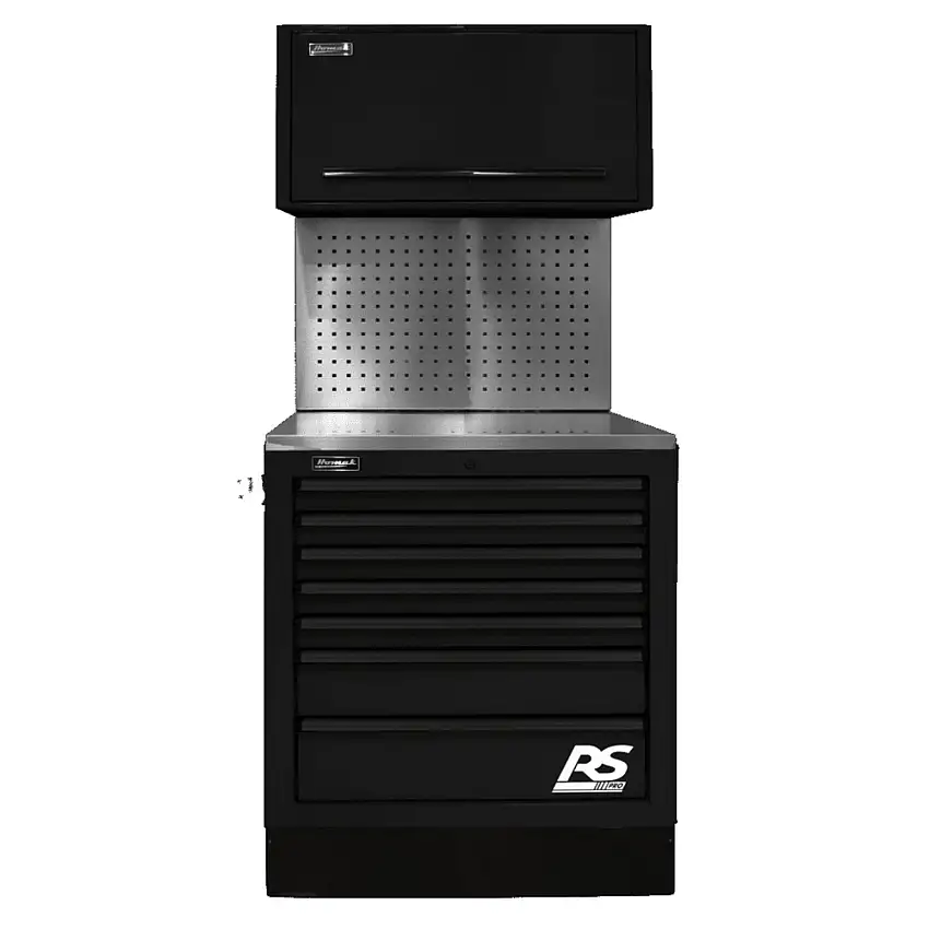 Homak 36 in. CTS Conversion Kit with Tool Board Backsplash - Black - BKCTS36004
