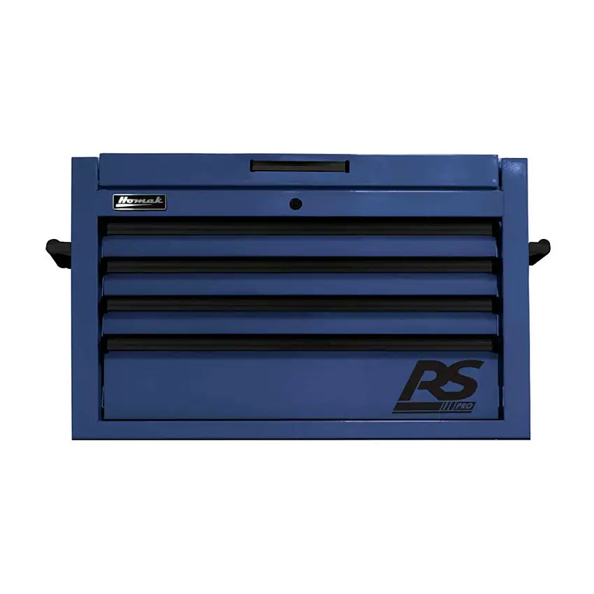 Homak RS Pro 36 in. 4-Drawer Top Chest - Blue - BL02036040