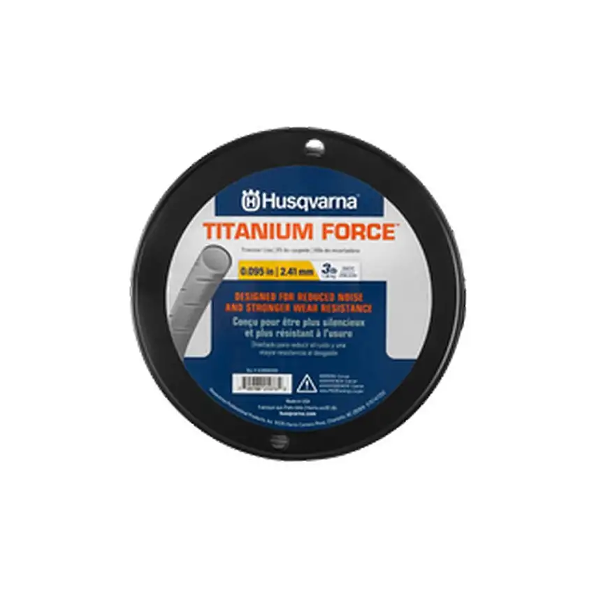 Husqvarna Titanium Force 0.095 in. x 840 ft. Spooled String Trimmer Line - 639005106